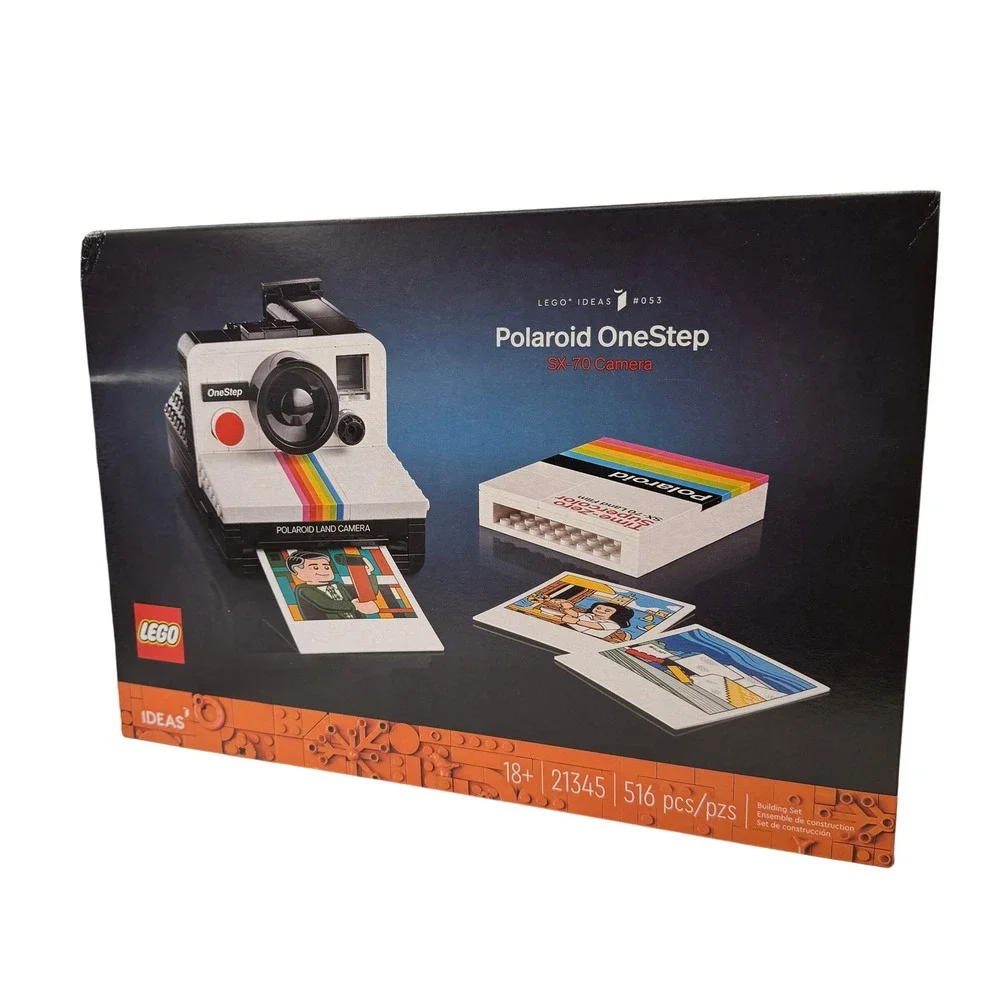LEGO Polaroid OneStep SX-70 Camera 21345 Retro Gift Photography Nostalgia 516 Pc